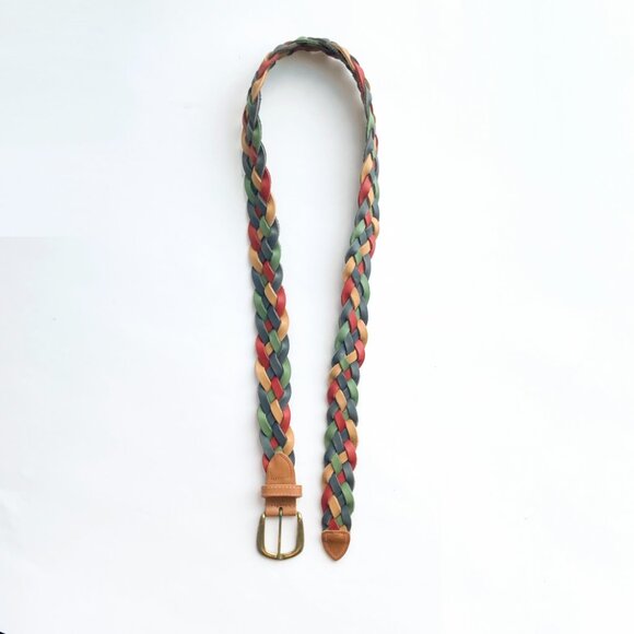 The Limited Leather Color Braid Belt - Picture 8 of 8